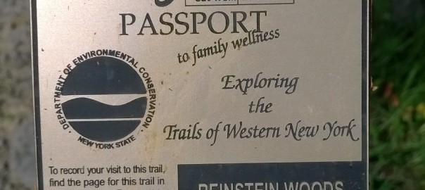 Passport to Wellness post at Reinstein Woods