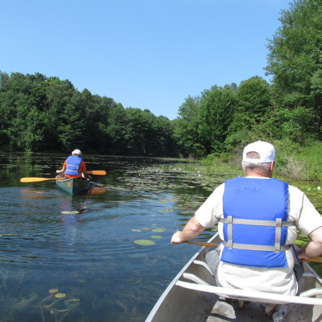 canoeing at Beaver Meadow