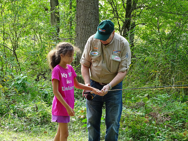 Fly fish at Fall Fest