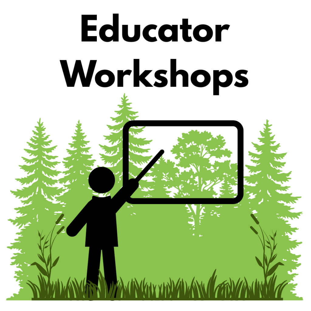 Educator workshop icon with person